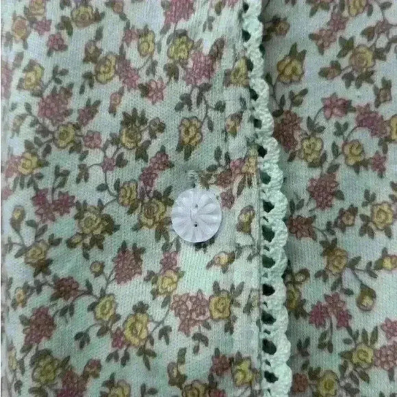 Vintage Ashley Taylor sleepwear button top size‎ M 100% cotton - Picture 6 of 6